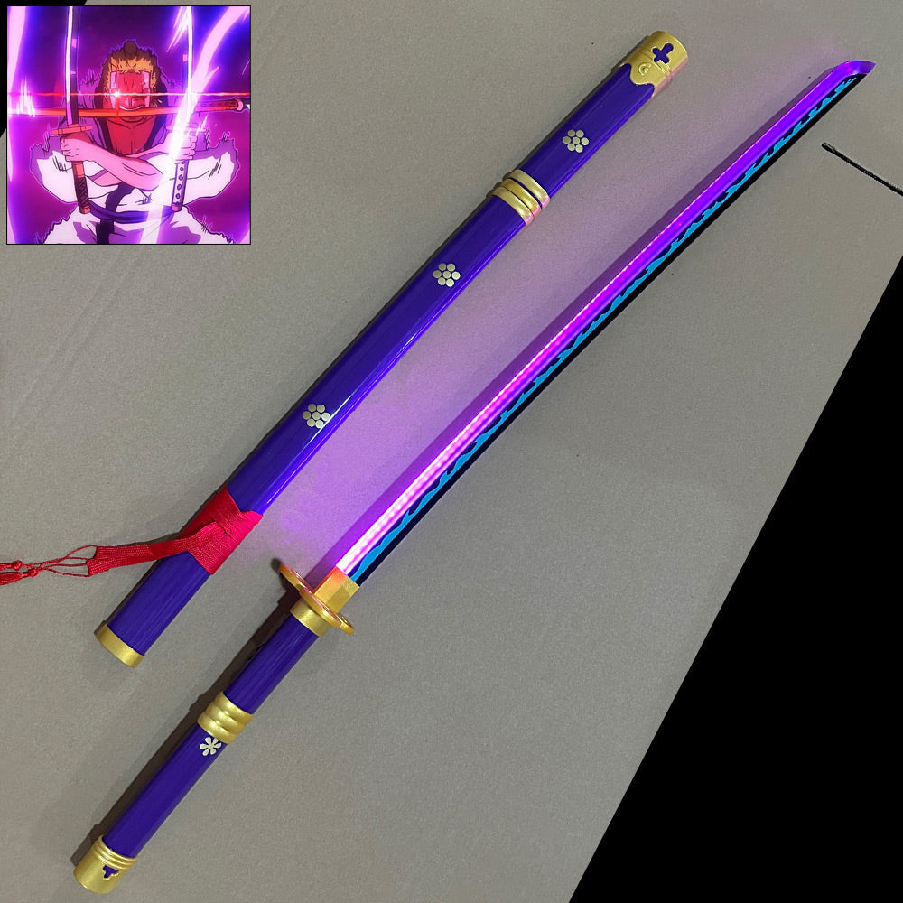 104cm Roronoa Zoro LED Katana - Japanese Cosplay Anime Sword Online