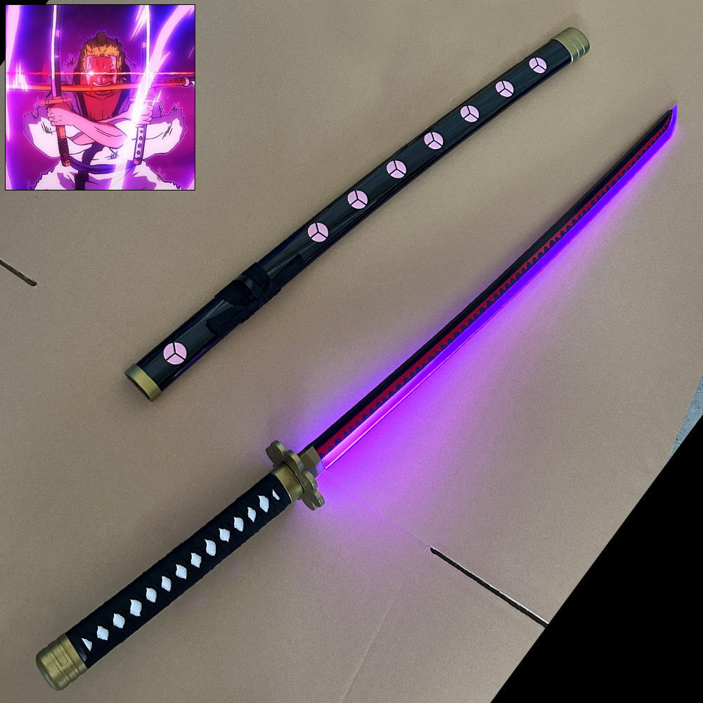 104cm Roronoa Zoro LED Katana - Japanese Cosplay Anime Sword Online