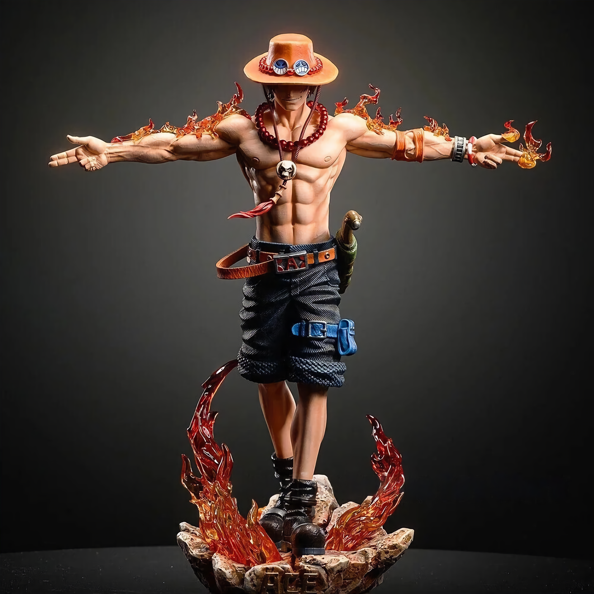 28cm Portgas D. Ace Figure - One Piece Anime Collectible Toy